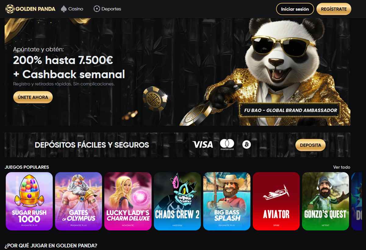 Reseñas de los mejores casinos online de Argentina - Golden Panda