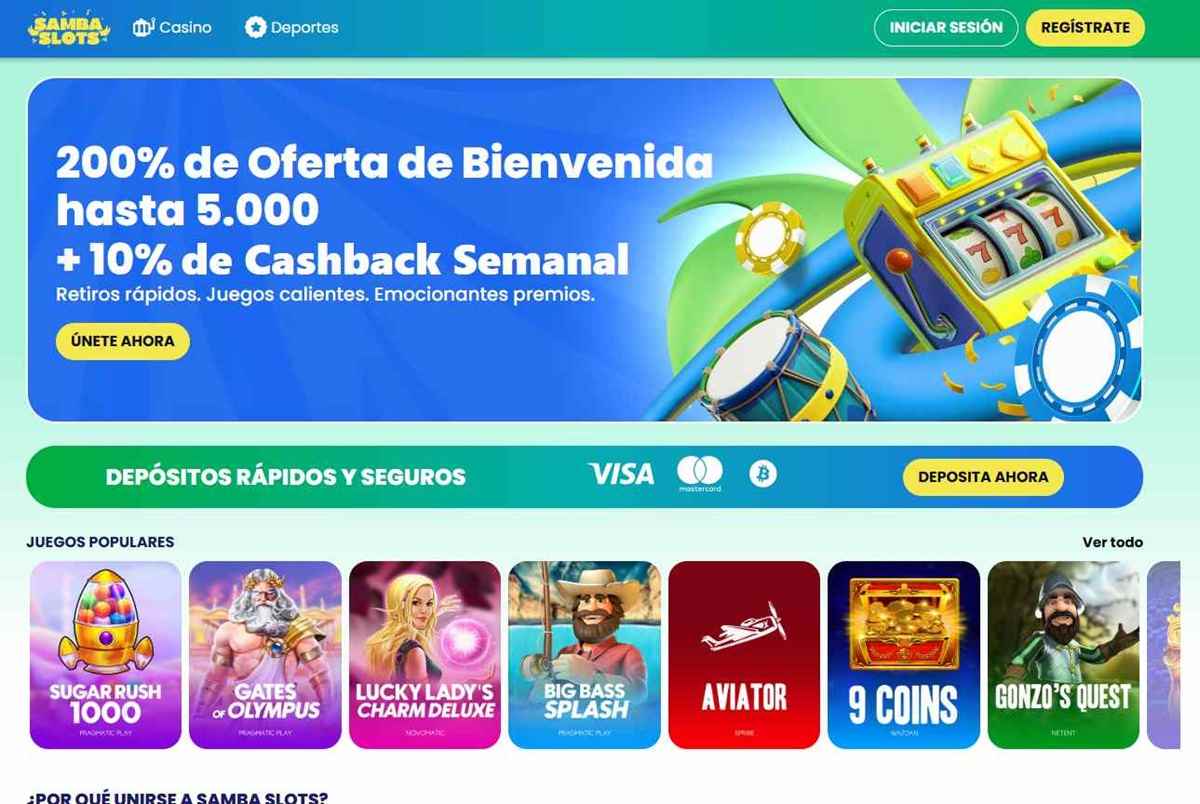 Reseñas de los mejores casinos online de Argentina - Samba Slots